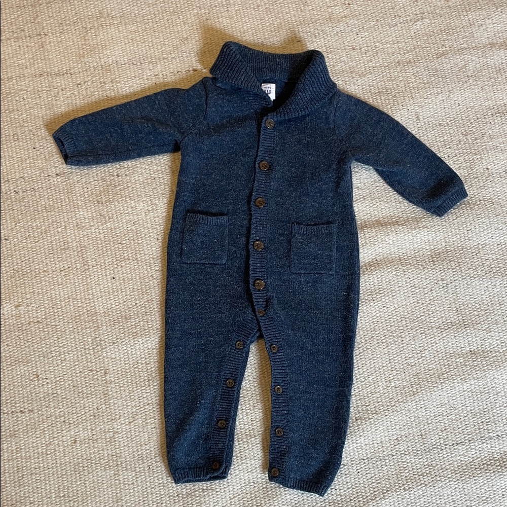 GAP Navy Knit Kids One Piece